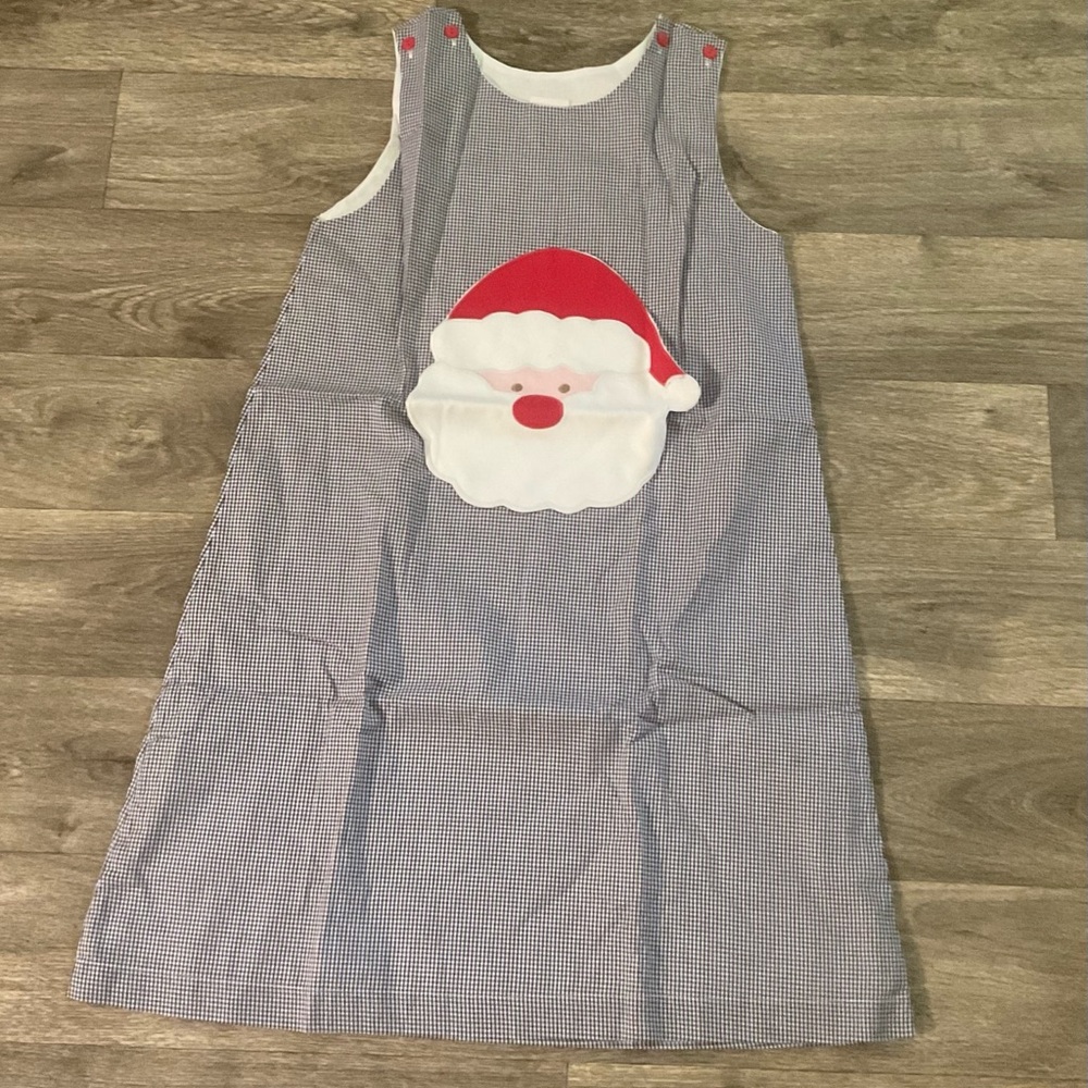 Festive Santa Dress for Kids - Red and White